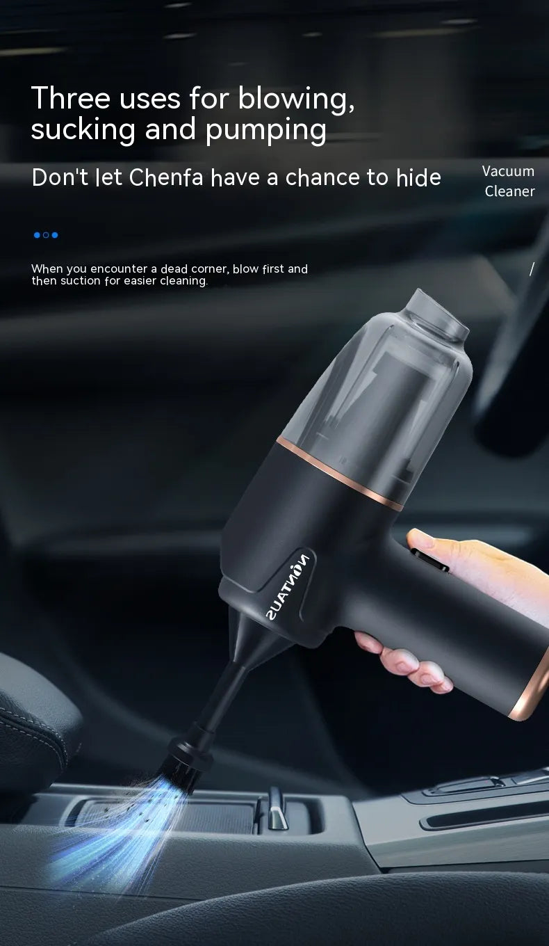 3 in 1 Car Mini Wireless Handheld Portable Vacuum Cleaner