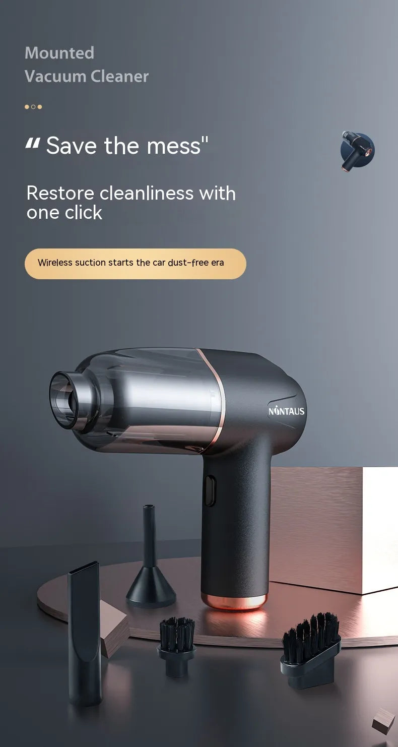 3 in 1 Car Mini Wireless Handheld Portable Vacuum Cleaner