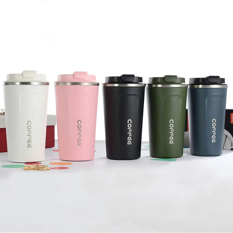 Kaffemuggar i rostfritt stål (380/510 ml 304)