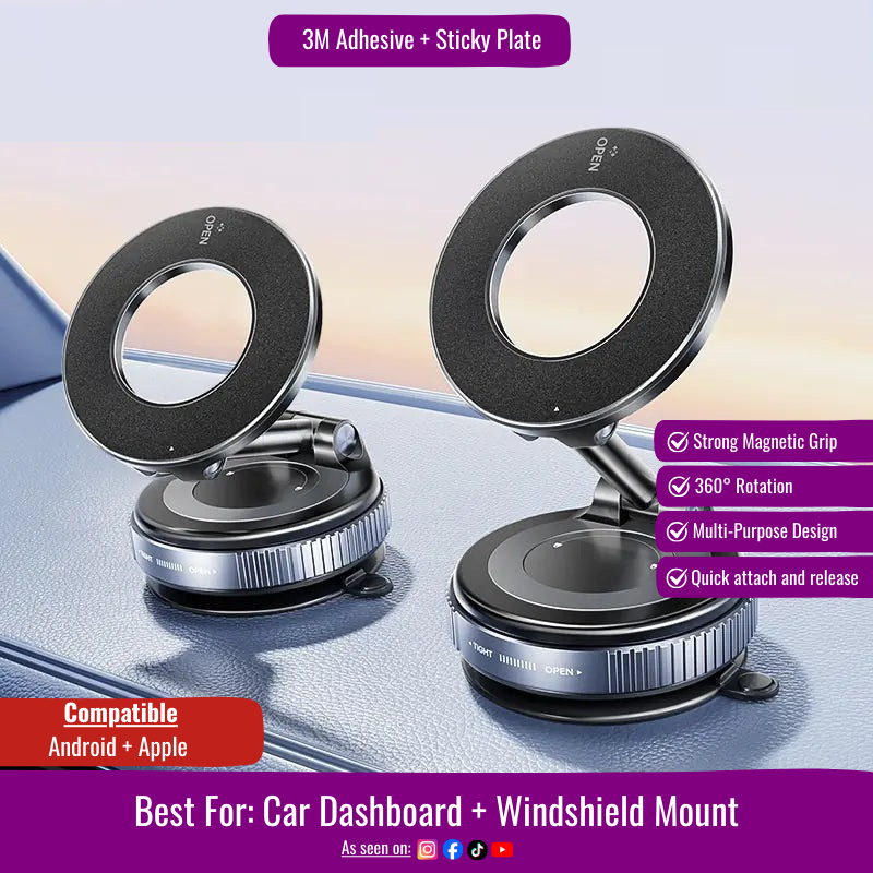 360° Magnetic Car Phone Holder(Upgraded Version)