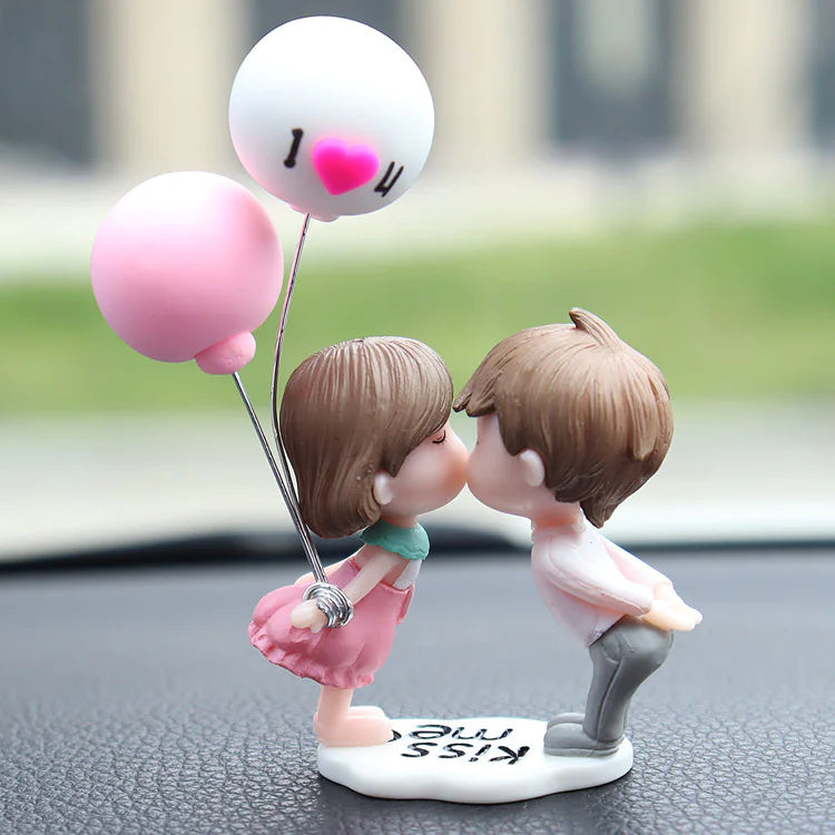 Cute Couple Dashboard Ornaments