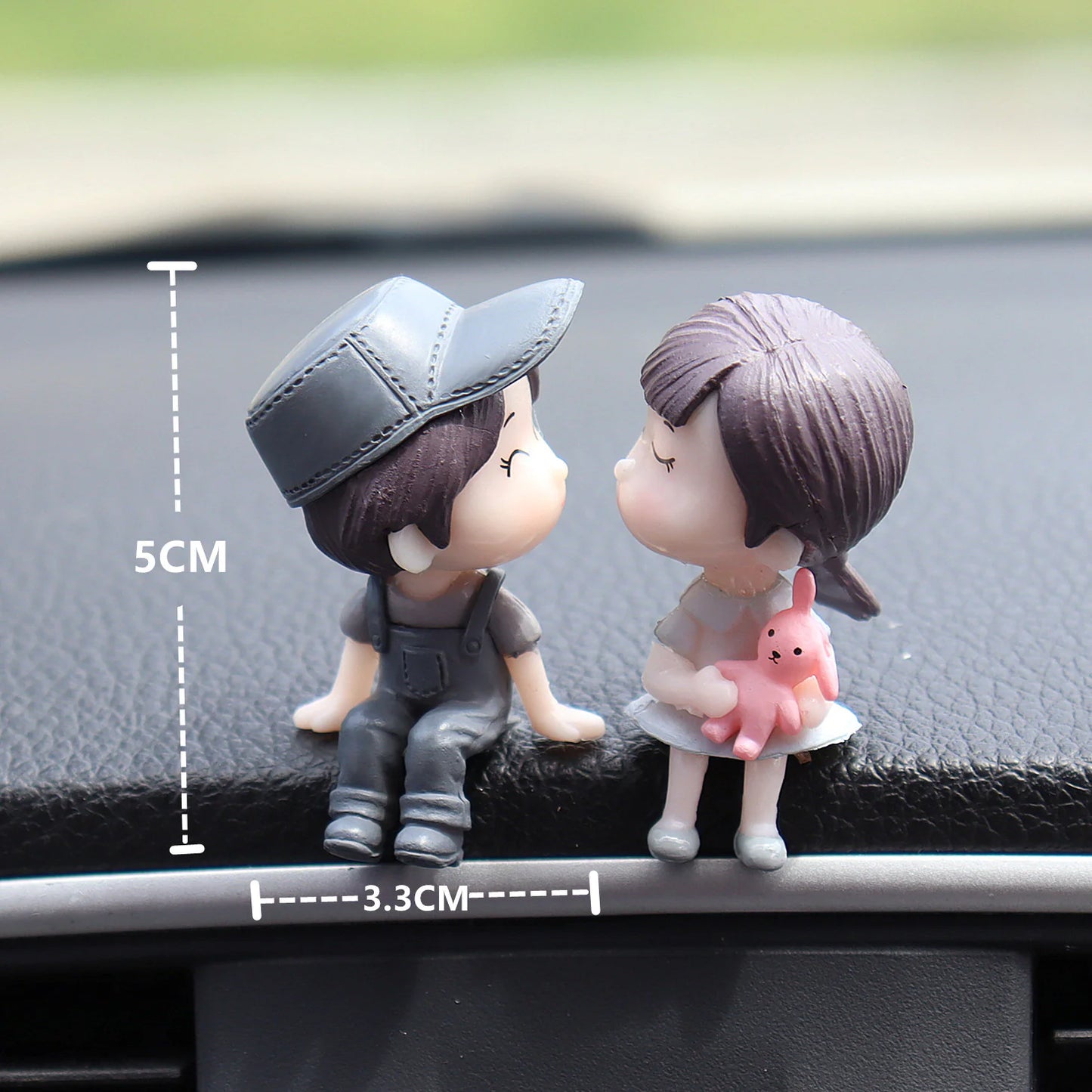 Cute Couple Dashboard Ornaments