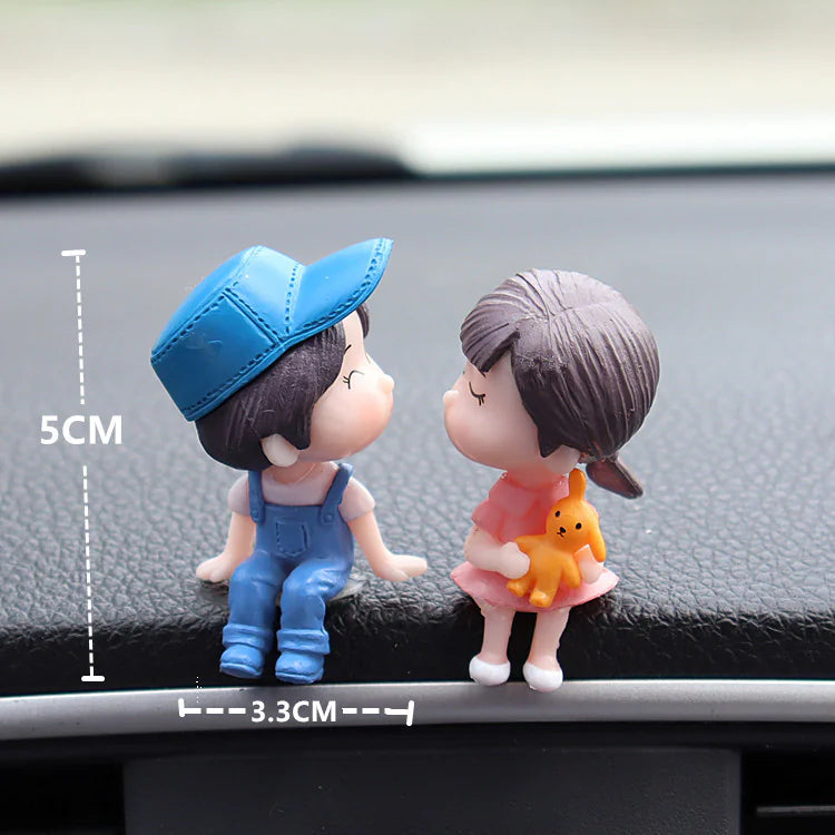 Cute Couple Dashboard Ornaments