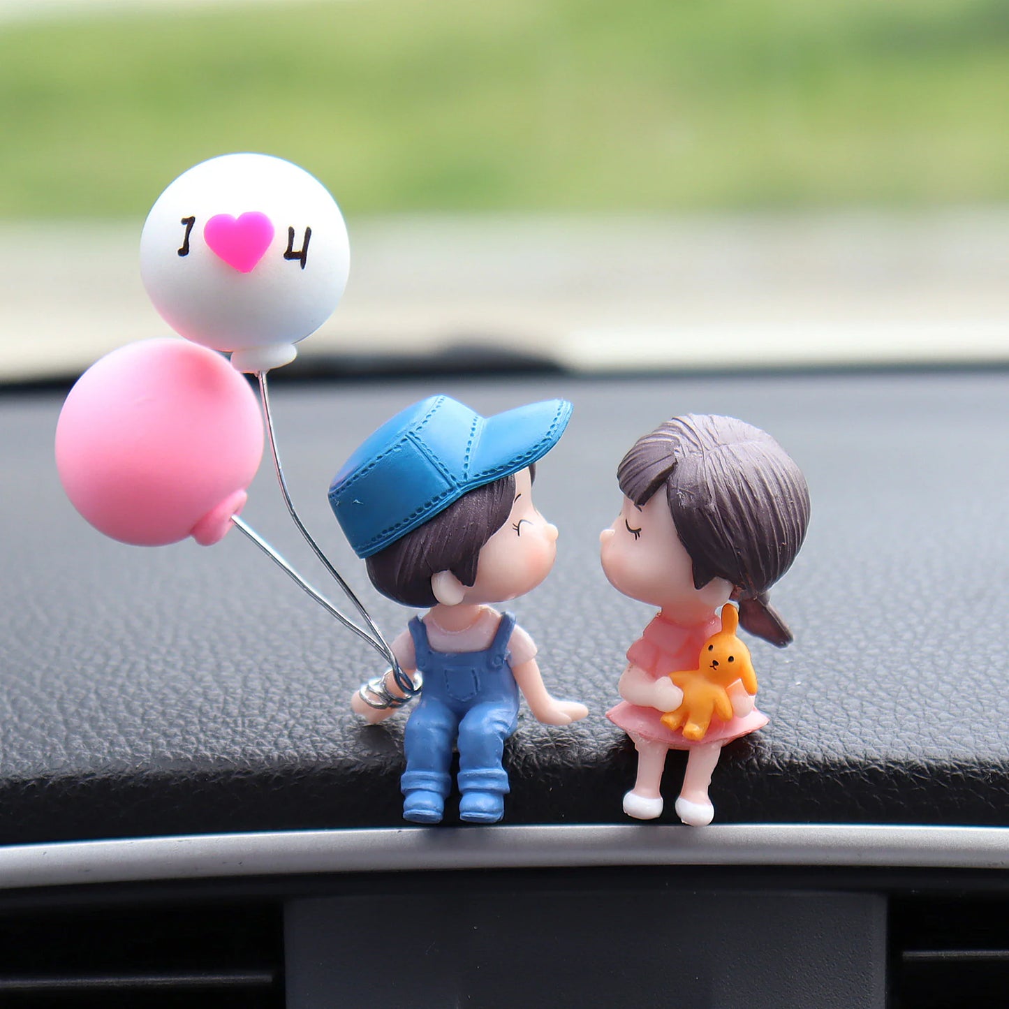 Cute Couple Dashboard Ornaments