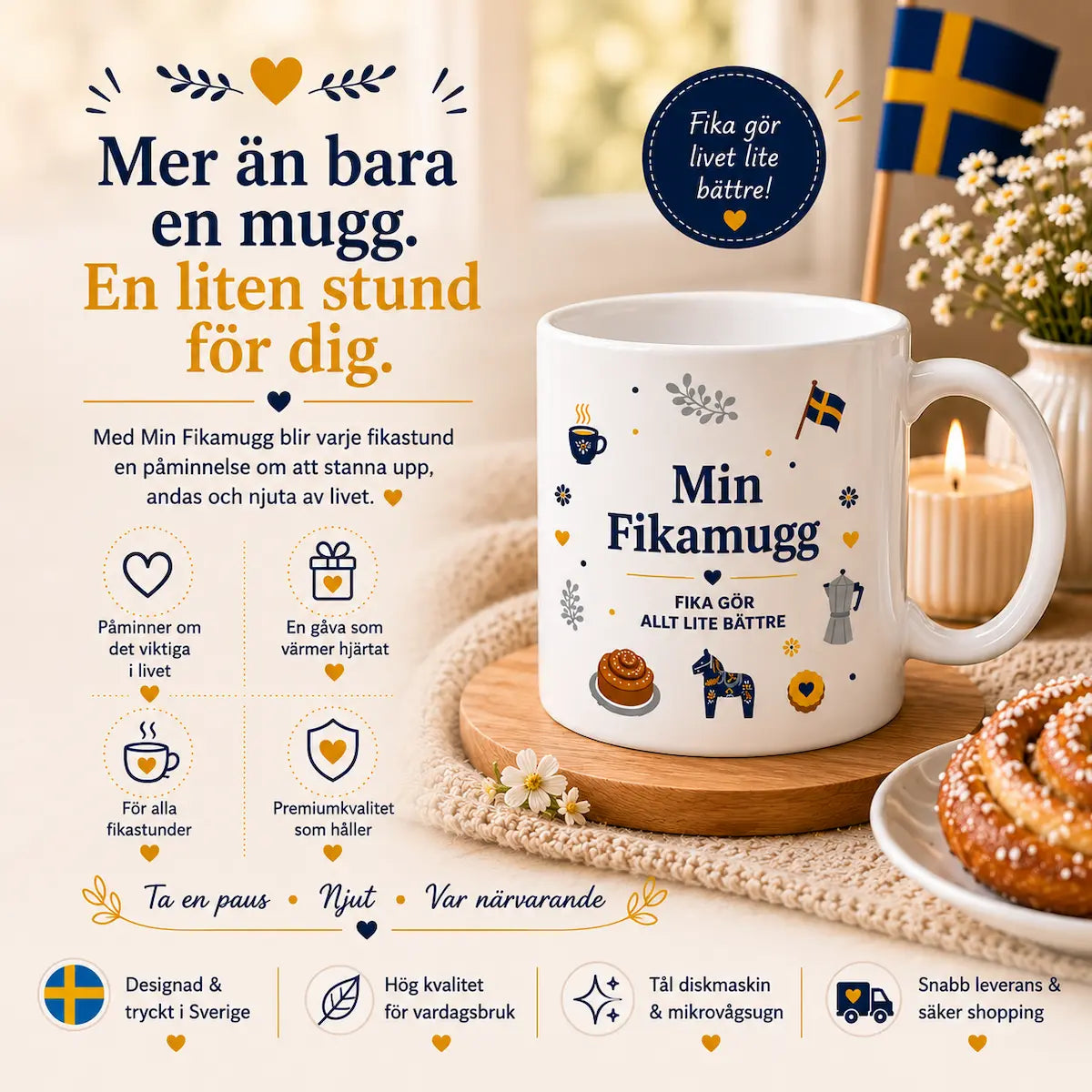 Min Fikamugg – Svensk Myskänsla