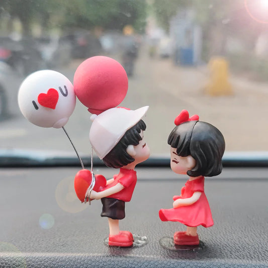 Cute Couple Dashboard Ornaments