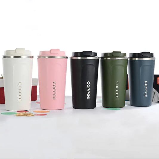 Kaffemuggar i rostfritt stål (380/510 ml 304)