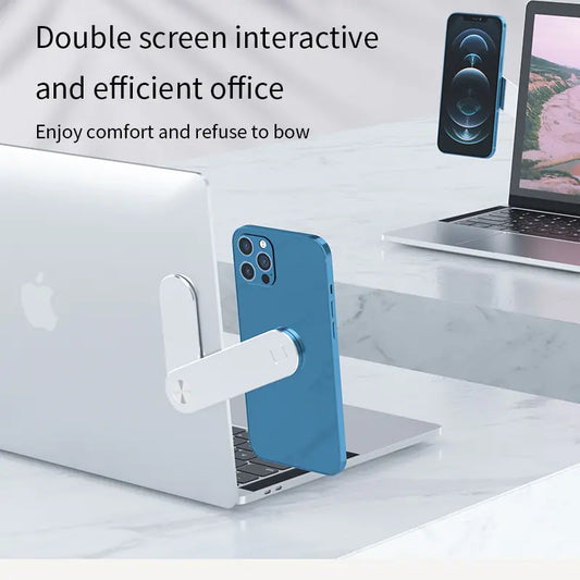 Laptop- och telefonhållare i aluminium