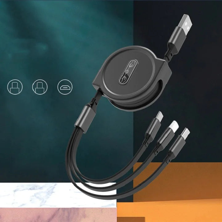 Infällbar USB-kabel